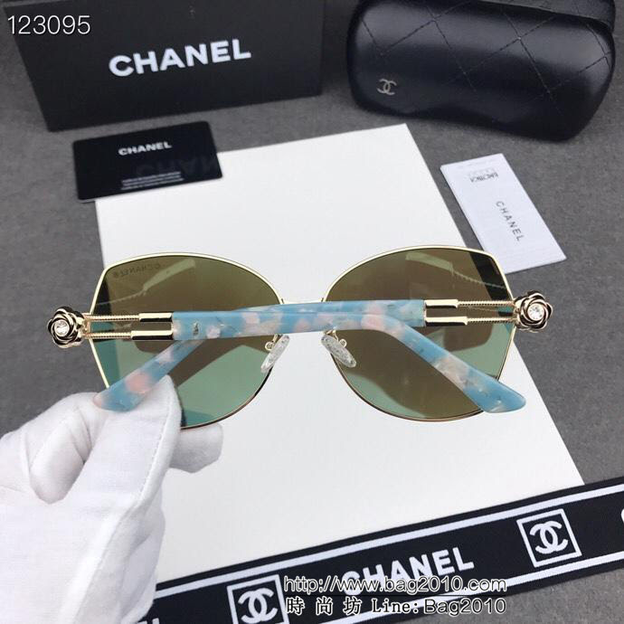 CHANEL香奈兒 新款 原單品質 花料板材鏡腿 高清寶麗來偏光鏡片 女款太陽鏡  lly1440
